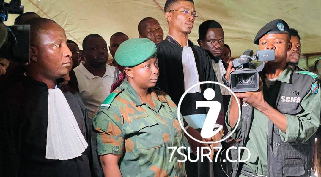 RDC : pas de prison pour l'adjudante Sarah Ebabi, condamnée à 12 mois de servitude pénale principale assortis d'un sursis