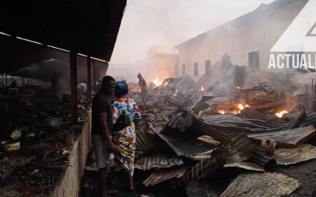 RDC : un violent incendie fait au moins 13 morts à Bukavu