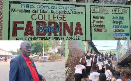 Incident au Collège Saint Fabrina à Mont-Ngafula : 15 élèves hospitalisées, la quasi-totalité pourra sortir dès jeudi (Bourgmestre)