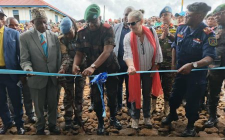 La MONUSCO réhabilite le centre de santé de Tchabi détruit par les ADF il y a un an