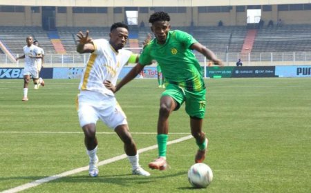 Football : Maniema Union démarre fort en Coupe de la CAF en s’imposant 2-0 face à Azam FC