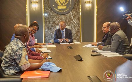 RDC : Le ministre de la Justice et une délégation de la MONUSCO évoquent la réforme pénitentiaire