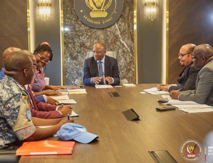 RDC : Le ministre de la Justice et une délégation de la MONUSCO évoquent la réforme pénitentiaire