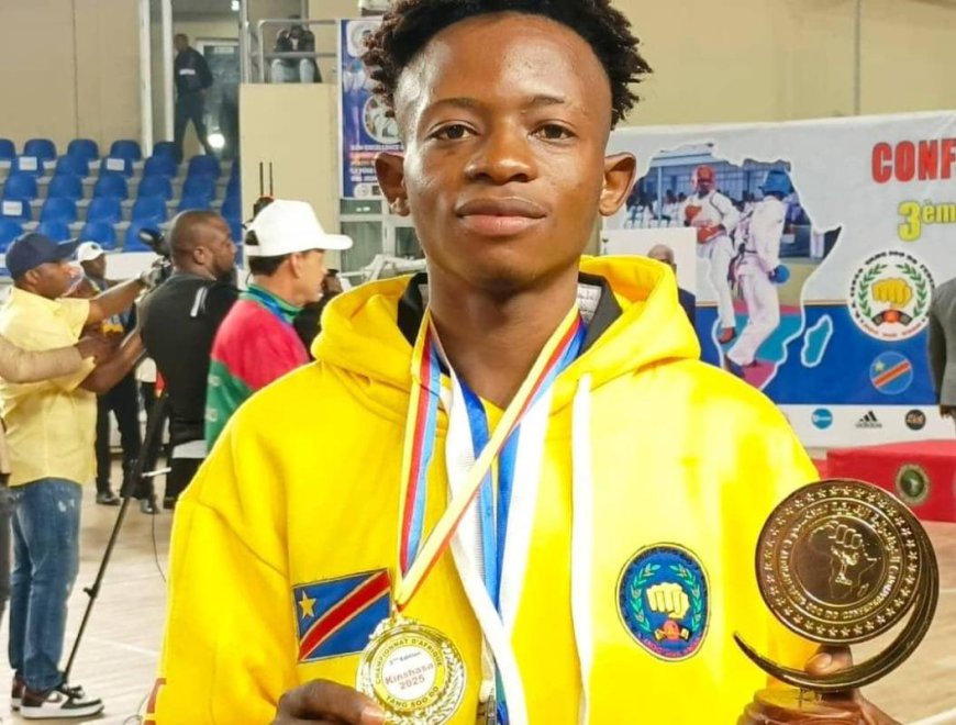 Championnat d’Afrique de Tang Soo Do 2025 : le Congolais Chris Tshilumba sacré meilleur athlète