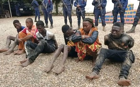 Tshopo : 6 présumés criminels dont 2 femmes arrêtés à Kisangani