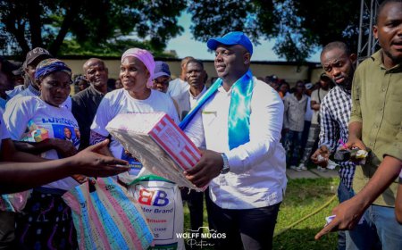 Kinshasa : Le député John Efambe assiste des veuves des militaires et les appelle à soutenir le chef de l’État face à l'agression rwandaise