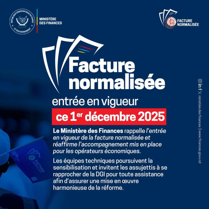 Plus de 1000 contribuables disposent déjà de facture normalisée en RDC