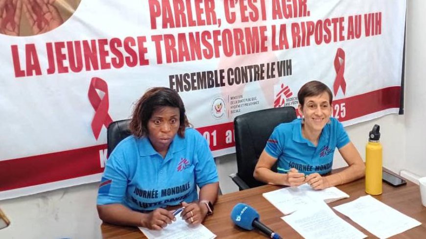 RDC : 15 000 jeunes de moins de 25 ans atteints du VIH/sida en 2024 (MSF)