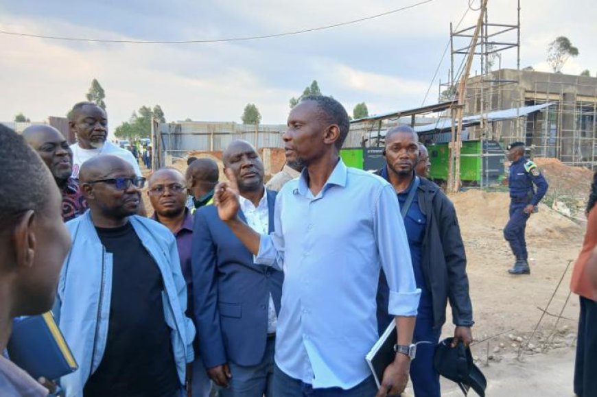 Bunia : le ministre John Lunda inspecte les chantiers du gouvernement central en Ituri