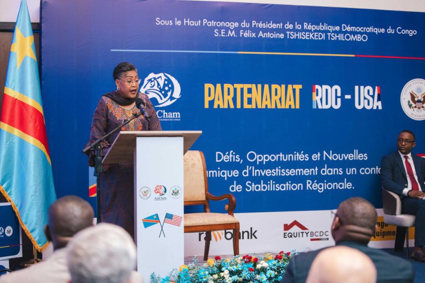 RDC–USA : Judith Suminwa ouvre une Journée de réflexion sur les opportunités d’investissement
