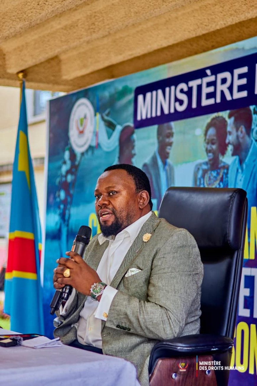 Samuel Mbemba dresse un bilan positif de son action à la tête du ministère des Droits humains