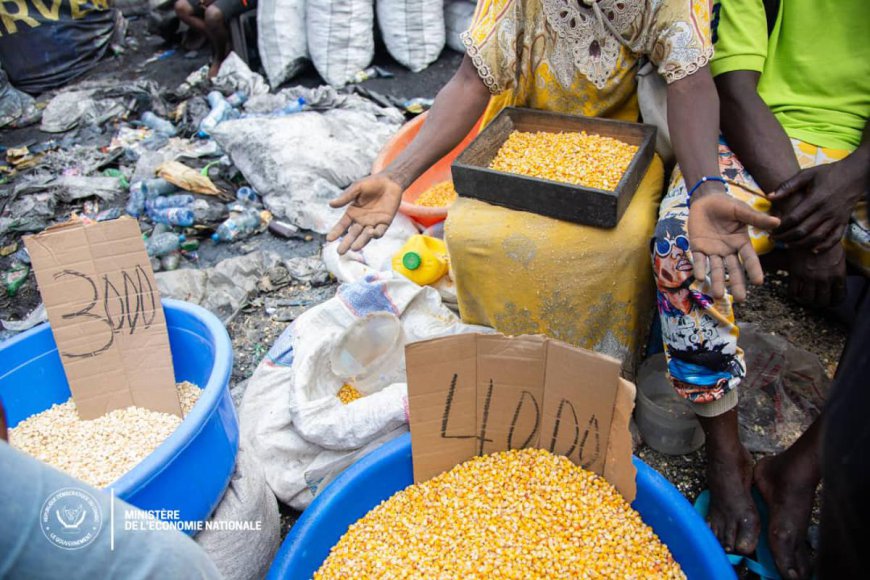 Le prix du maïs a doublé sur le marché de Kananga