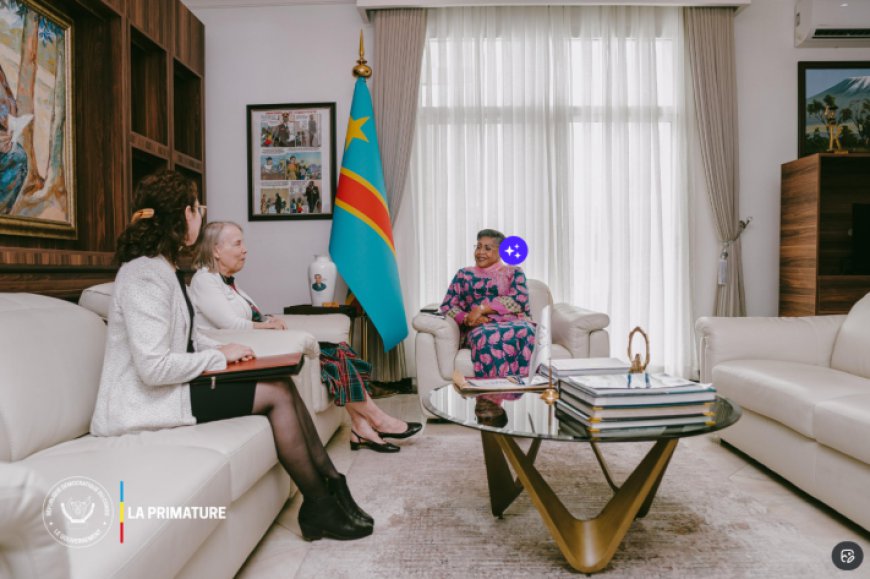 La Première ministre Judith Suminwa et Lucy Tamlyn passent en revue les relations RDC – États-Unis