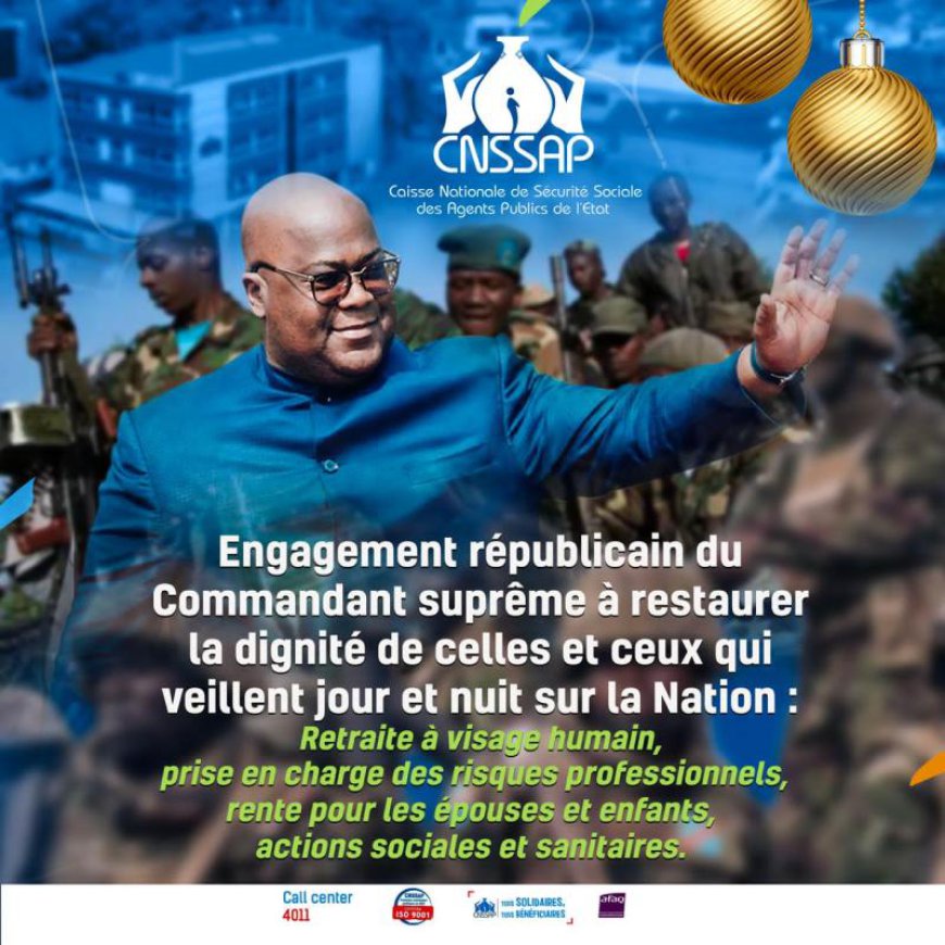 Nouvel An 2026 : La CNSSAP s'engage à poursuivre le déploiement des réformes sur la sécurité sociale à travers le pays "conformément aux orientations" du chef de l'État