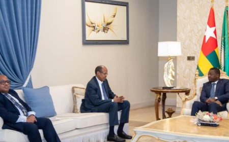 Togo : Faure Gnassingbé consulte Mahmoud Ali Youssouf sur la promotion des efforts africains visant à rétablir la paix dans l’est de la RDC