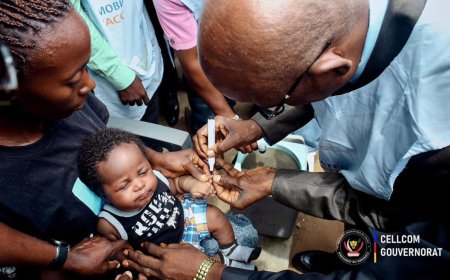 Kwango : début de la campagne de vaccination contre la rougeole, la rubéole et la poliomyélite